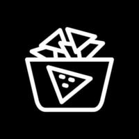 diseño de icono de vector de nachos