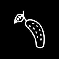 diseño de icono de vector de pepino