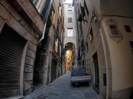 genoa historic palace and buildings in old town photo