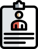 Identifier Vector Icon Design