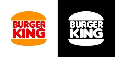 hamburguesa Rey logo vector, hamburguesa Rey icono gratis vector