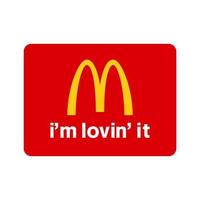 McDonalds logo vector, McDonald icono gratis vector