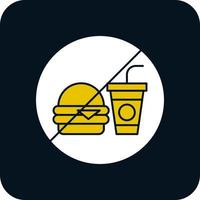 No Food Vector Icon Design