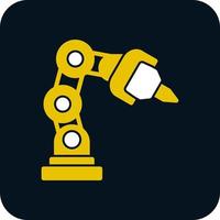 Robotic Arm Vector Icon Design