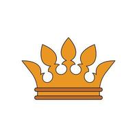 crown icon design vector