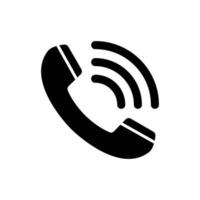 telephone icon vector