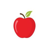 manzana plano icono vector