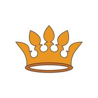 crown icon design vector
