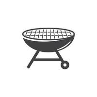 grill logo design vector