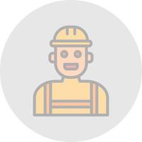 Worker Vector Icon Design