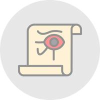 Papyrus Vector Icon Design