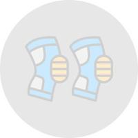 Kneepad Vector Icon Design