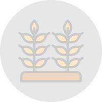 Wheat Vector Icon Design