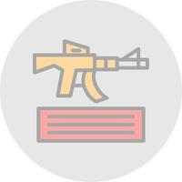 Knocked Out Vector Icon Design