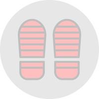 Footsteps Vector Icon Design