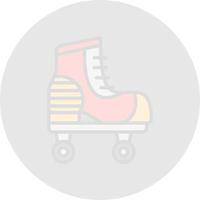 Roller Skate Vector Icon Design