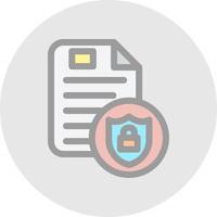 Privacy Policy Vector Icon Design