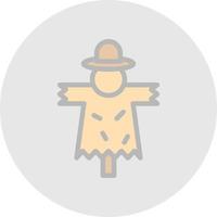 Scarecrow Vector Icon Design