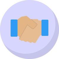 Game Handshake Vector Icon Design