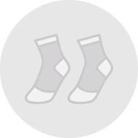 Socks Vector Icon Design