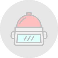 Helmet Vector Icon Design