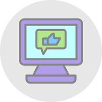 Feedback Vector Icon Design