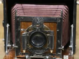 old bellows folding camera photo