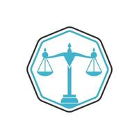 diseño de logo de ley y abogado. bufete de abogados y diseño de logotipo vectorial de oficina. vector