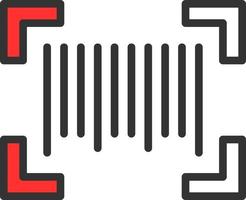 Barcode Scan Vector Icon Design