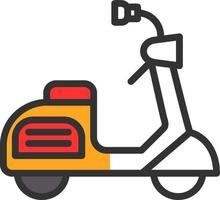 diseño de icono de vector de scooter