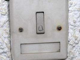 old door buzzer bell photo