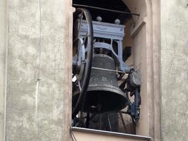 Cantalupo ligure old village church tower photo