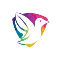 Bird vector logo design. Creative bird vector logo design template.