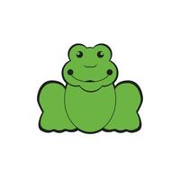 Frog icon isolated on white background. Frog icon simple sign. Frog icon trendy and modern symbol for graphic and web design. vector
