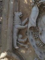 Slave fountain in Ortigia Syracuse Sicily photo