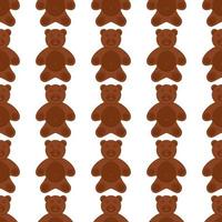 Pattern homemade cookie different taste in pastry biscuit vector