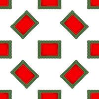 Pattern homemade cookie different taste in pastry biscuit vector
