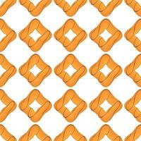 Pattern homemade cookie different taste in pastry biscuit vector