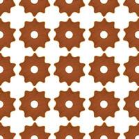 Pattern homemade cookie different taste in pastry biscuit vector