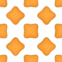 patrón de galletas caseras de diferentes sabores en galletas de pastelería vector