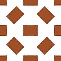 Pattern homemade cookie different taste in pastry biscuit vector