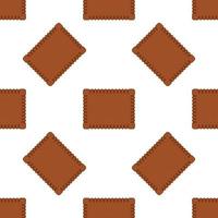 Pattern homemade cookie different taste in pastry biscuit vector