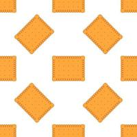 Pattern homemade cookie different taste in pastry biscuit vector