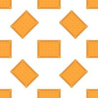 Pattern homemade cookie different taste in pastry biscuit vector