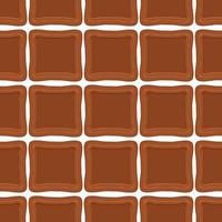 Pattern homemade cookie different taste in pastry biscuit vector