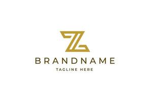 Creative letter Z monogram logo design concept. Initial symbol for corporate business identity. Alphabet vector element