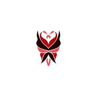 butterfly abstract line logo design, butterfly logo vector