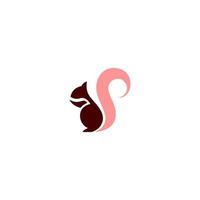 squirrel animal icon vector logo design