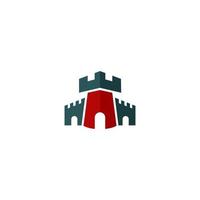 castle logo design inspiration with creative template vector