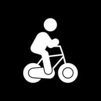 diseño de icono de vector de persona de ciclismo